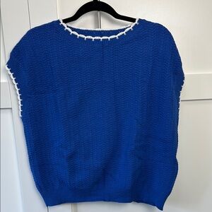 Cap Sleeve Sweater Vest